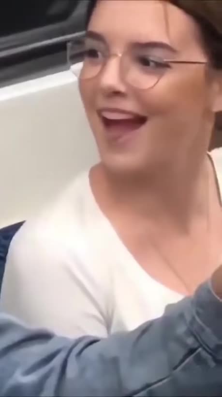 Love at first pole — the funniest subway moment ever caught on camera.