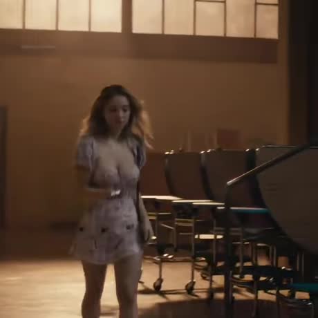 Her footsteps have a beat
